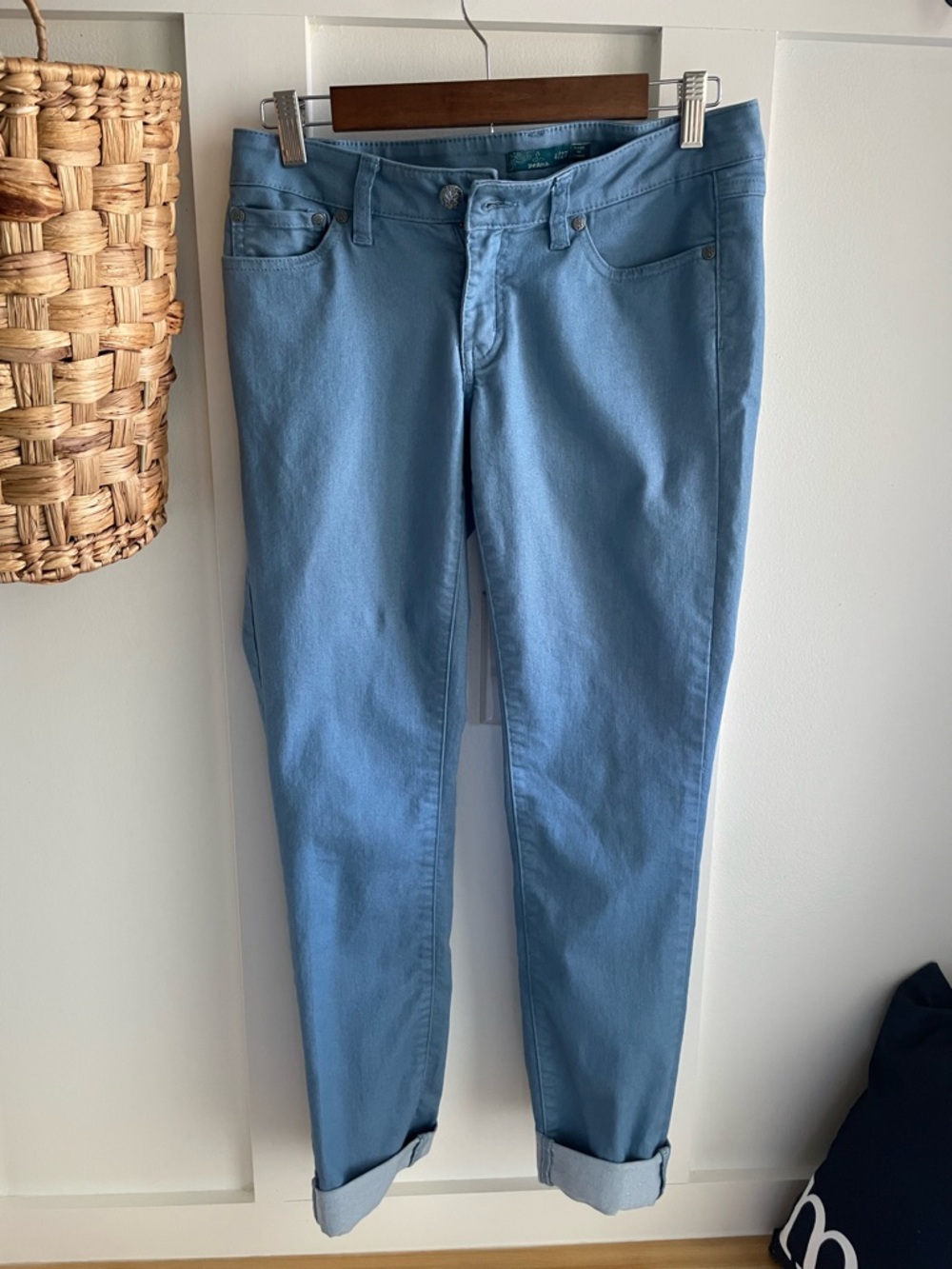 Prana Light Blue Straight Leg Women's Jeans | Size 4 / 27